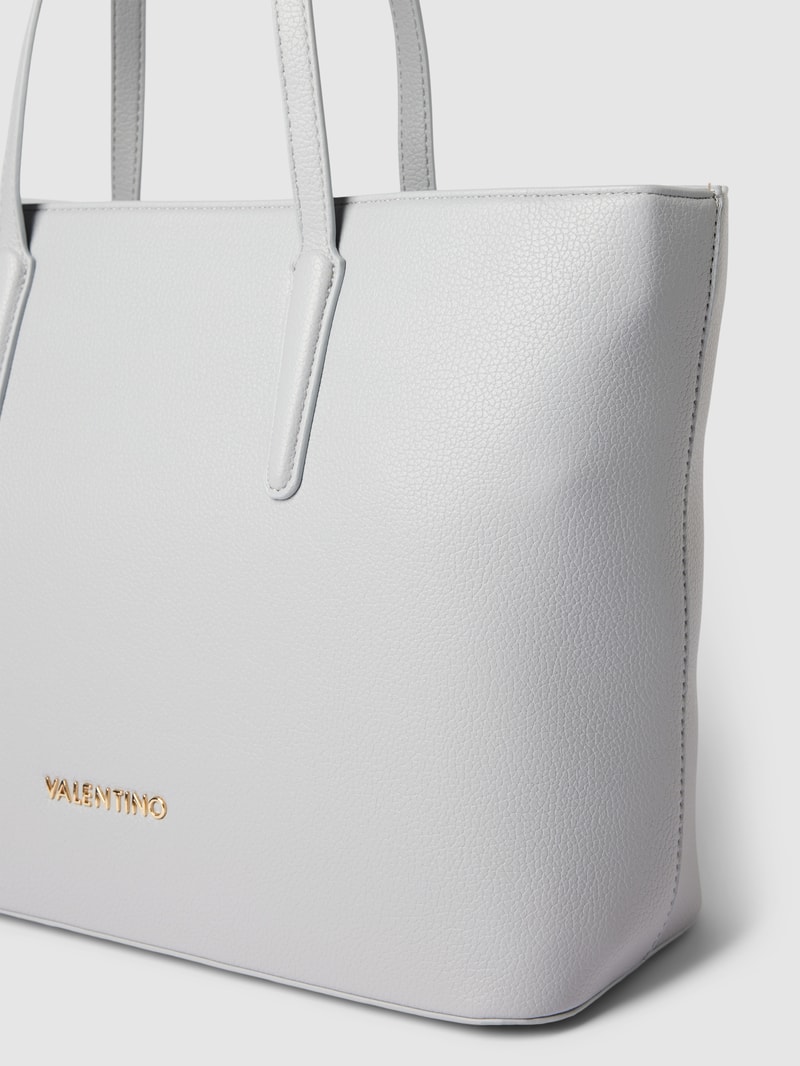 Shopper mit Label-Applikation Modell 'SPECIAL MARTU' in cognac