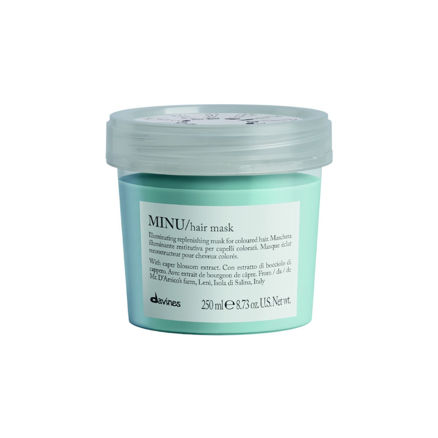 Davines MINU Hair Mask Masque pour les cheveux colorés 250 ml