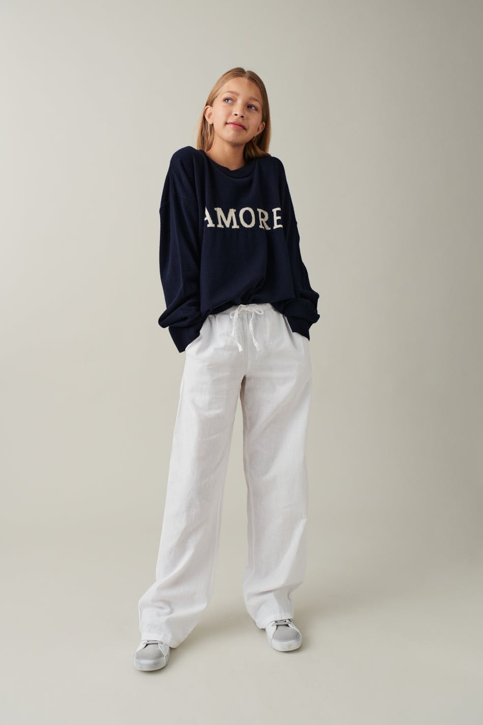 Y linenmix tall trousers