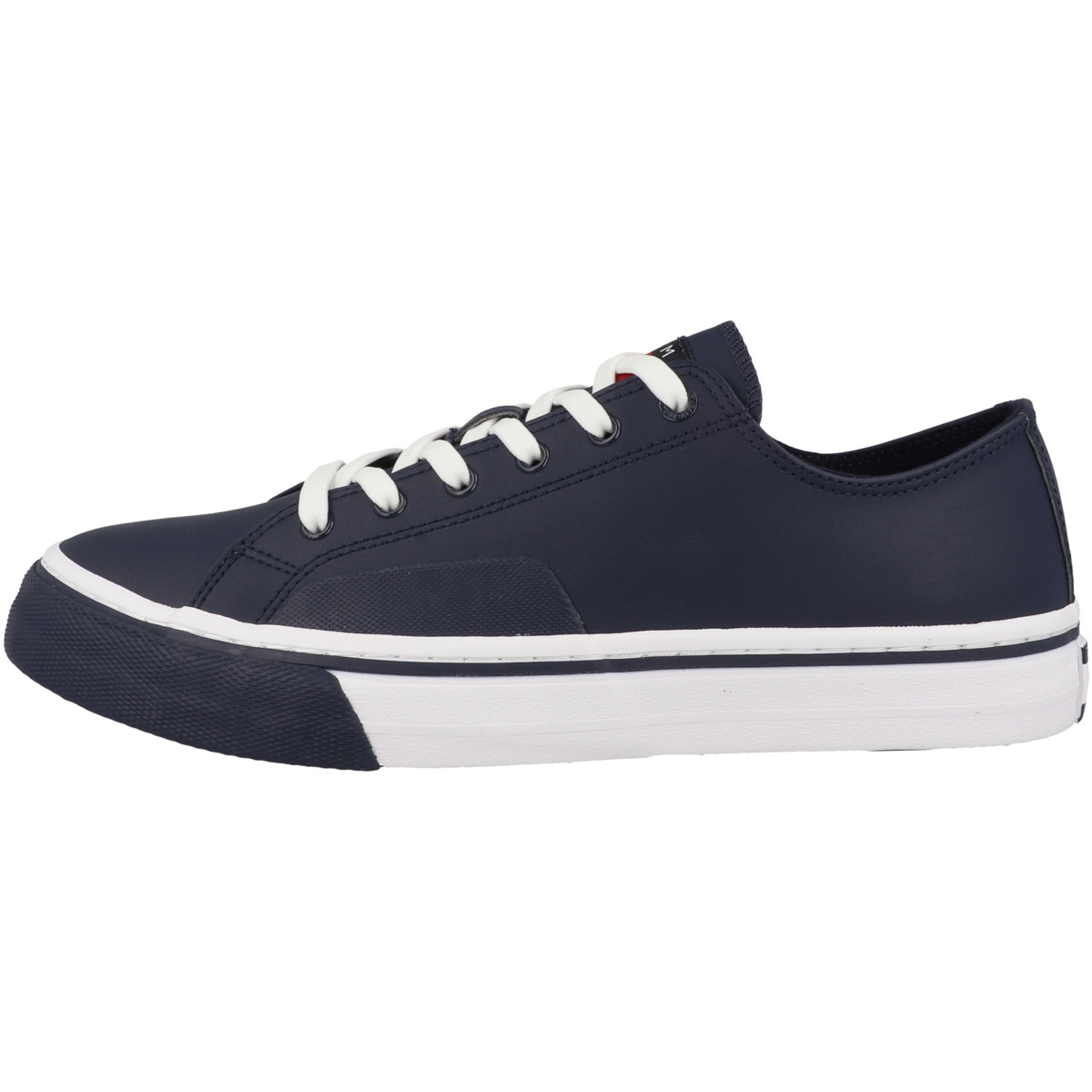 Tommy Hilfiger Tommy Jeans Mens Leather Vulc Sneaker Low blau