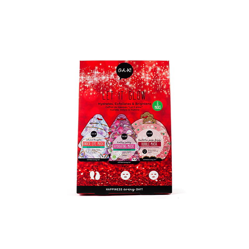 Gavesett rensemasker Let it glow oh k!