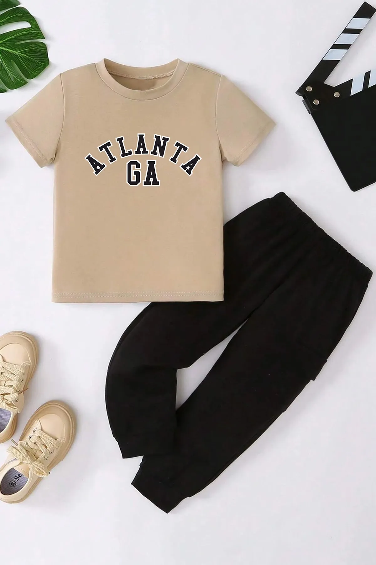 uyguntarz  Kids Atlanta Bottom – Top-Trainingsanzug-Set