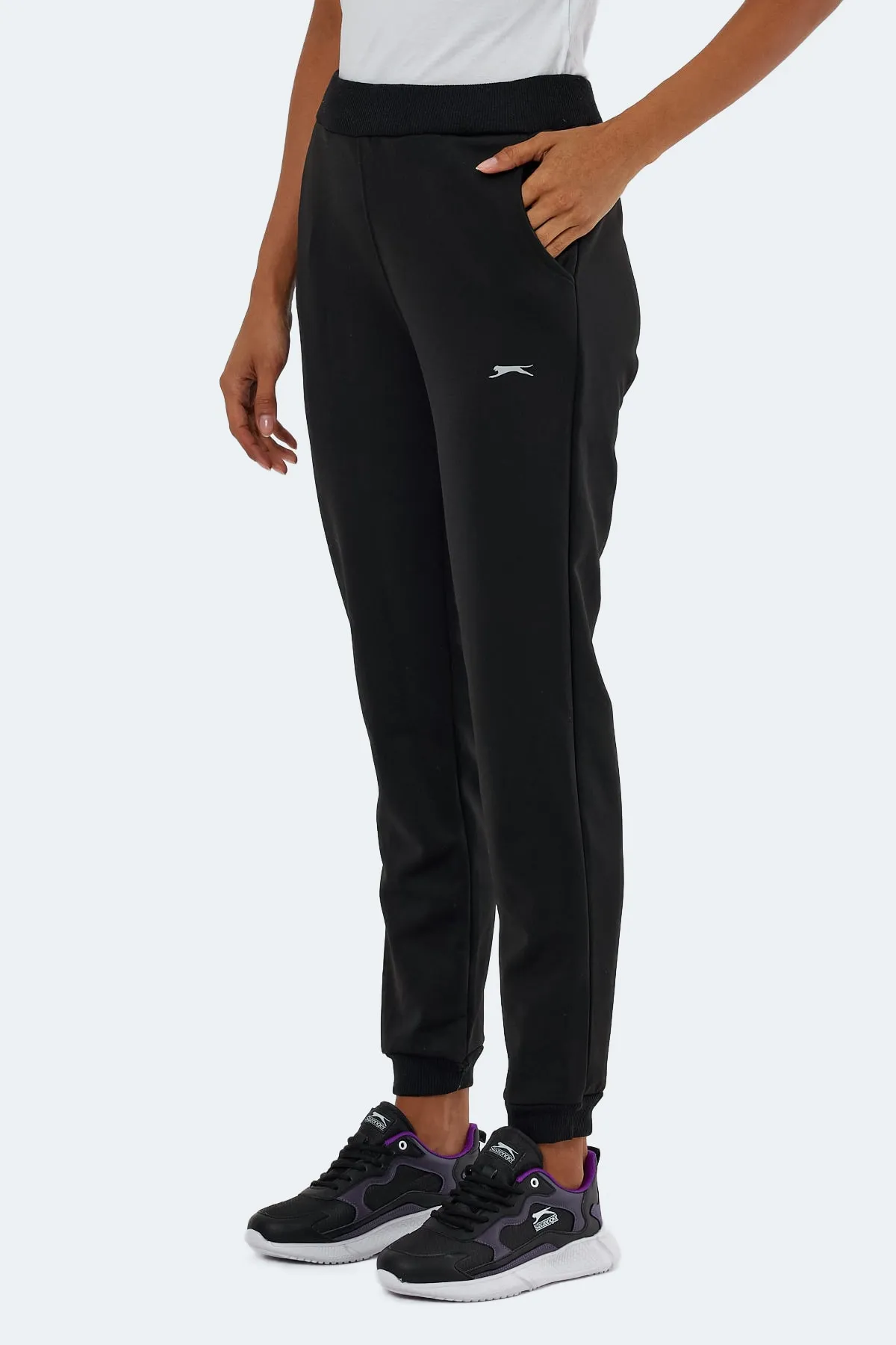 Slazenger  Sergıus Damen Jogginghose Schwarz