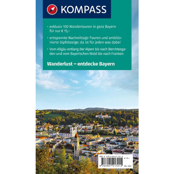 KOMPASS WANDERLUST BAYERN - Wanderführer