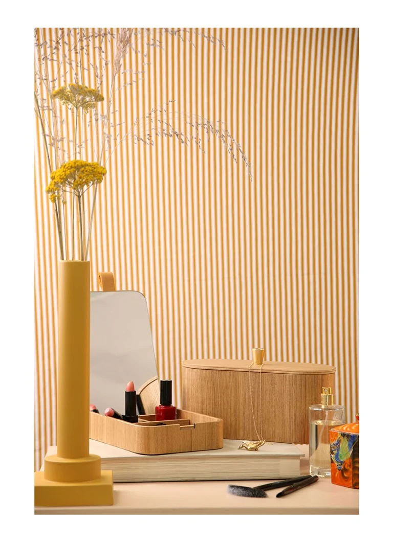 Cutie de depozitare HKliving din lemn de salcie, 23 x 11 cm