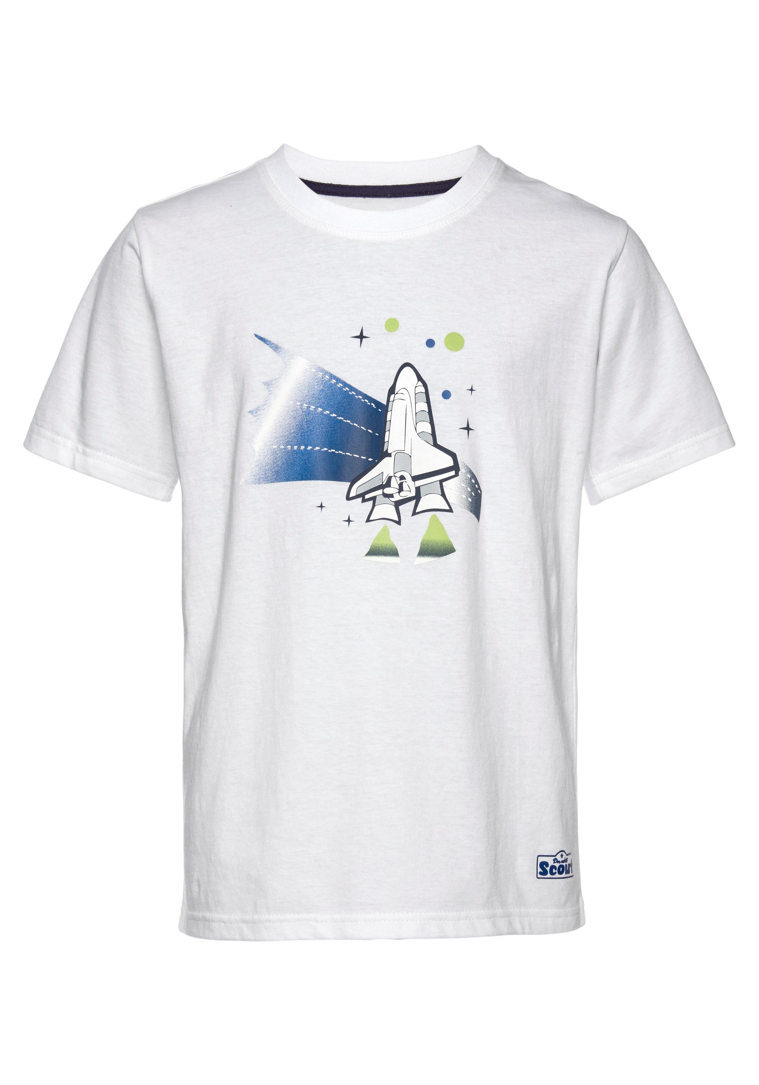 Scout T-Shirt SPACE (Packung, 2er-Pack) aus Bio-Baumwolle