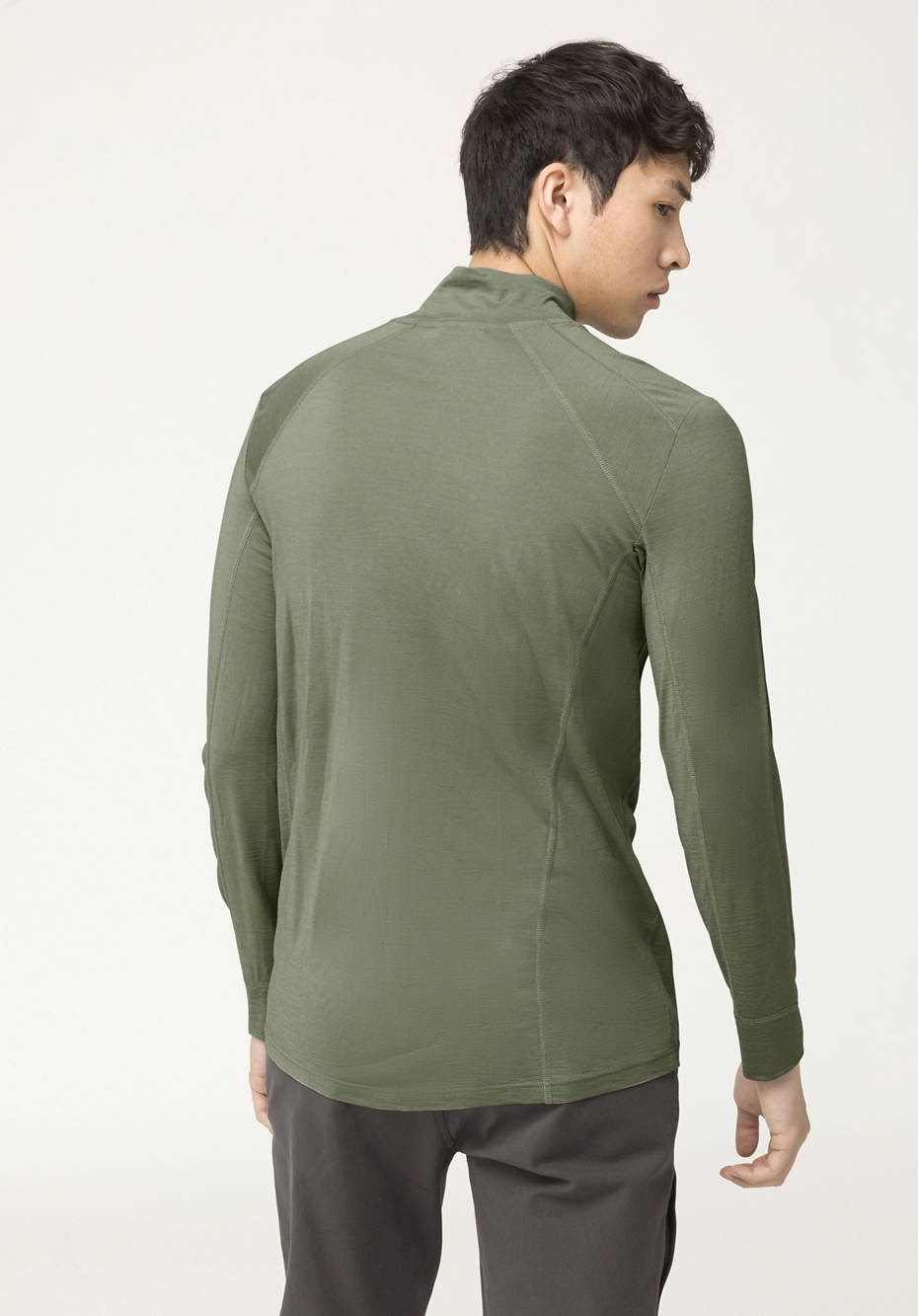 Funktionsshirt aus Bio-Merinowolle mit Seide