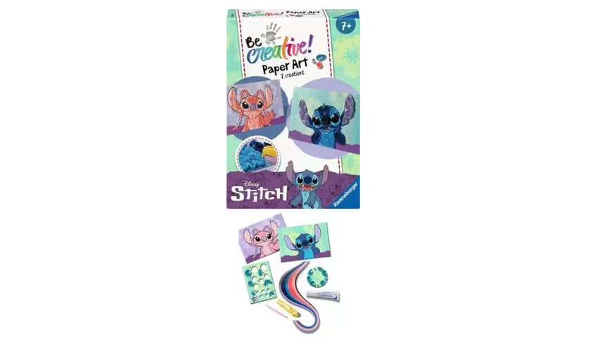 Ravensburger Beschäftigung - BeCreative Paper Art Quilling  Stitch - Bastelset