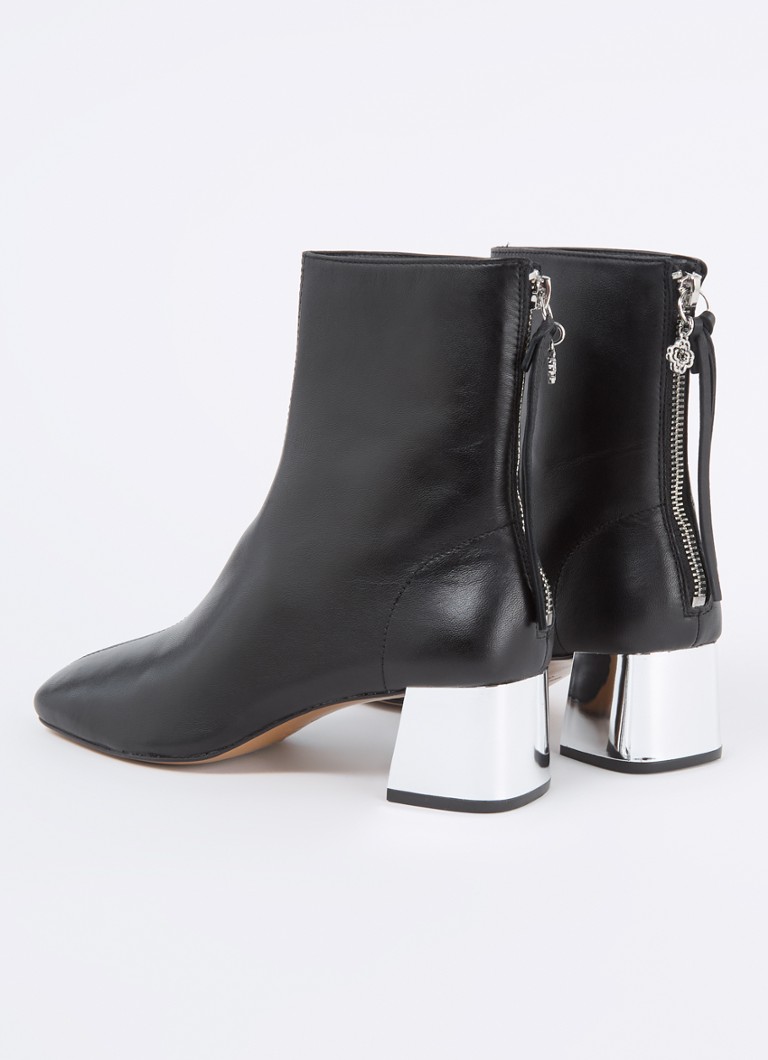 Maje Leather Ankle Boot