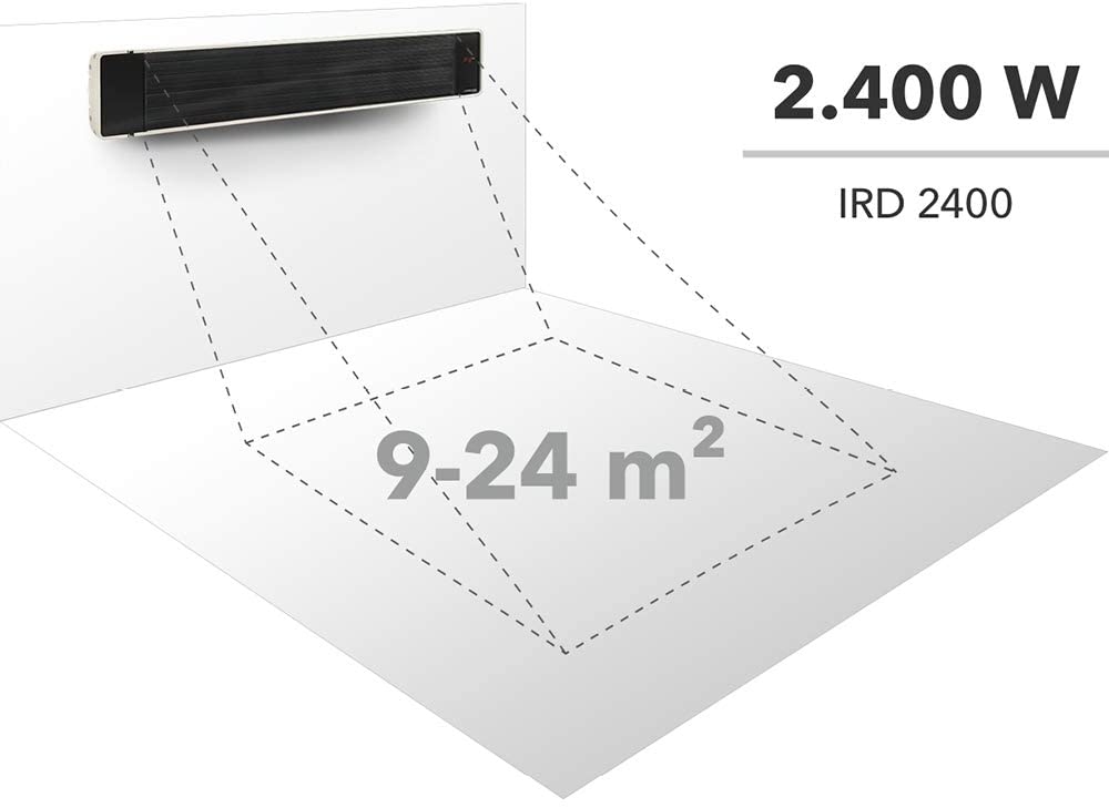 Grzejnik Trotec 1410003330 IRD 2400 czarny
