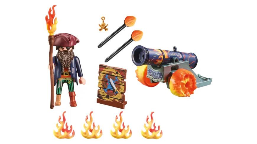 PLAYMOBIL 71189 - Pirates - Pirat mit Kanone