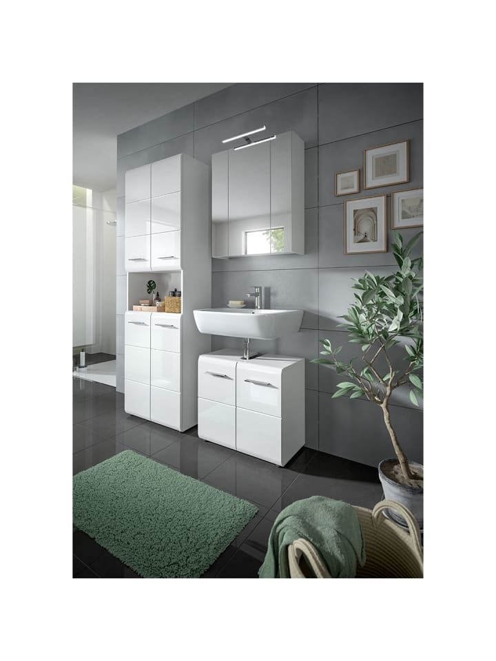 ebuy24 Hochschrank Ice Weiß 60 x 30 cm günstig kaufen onesize