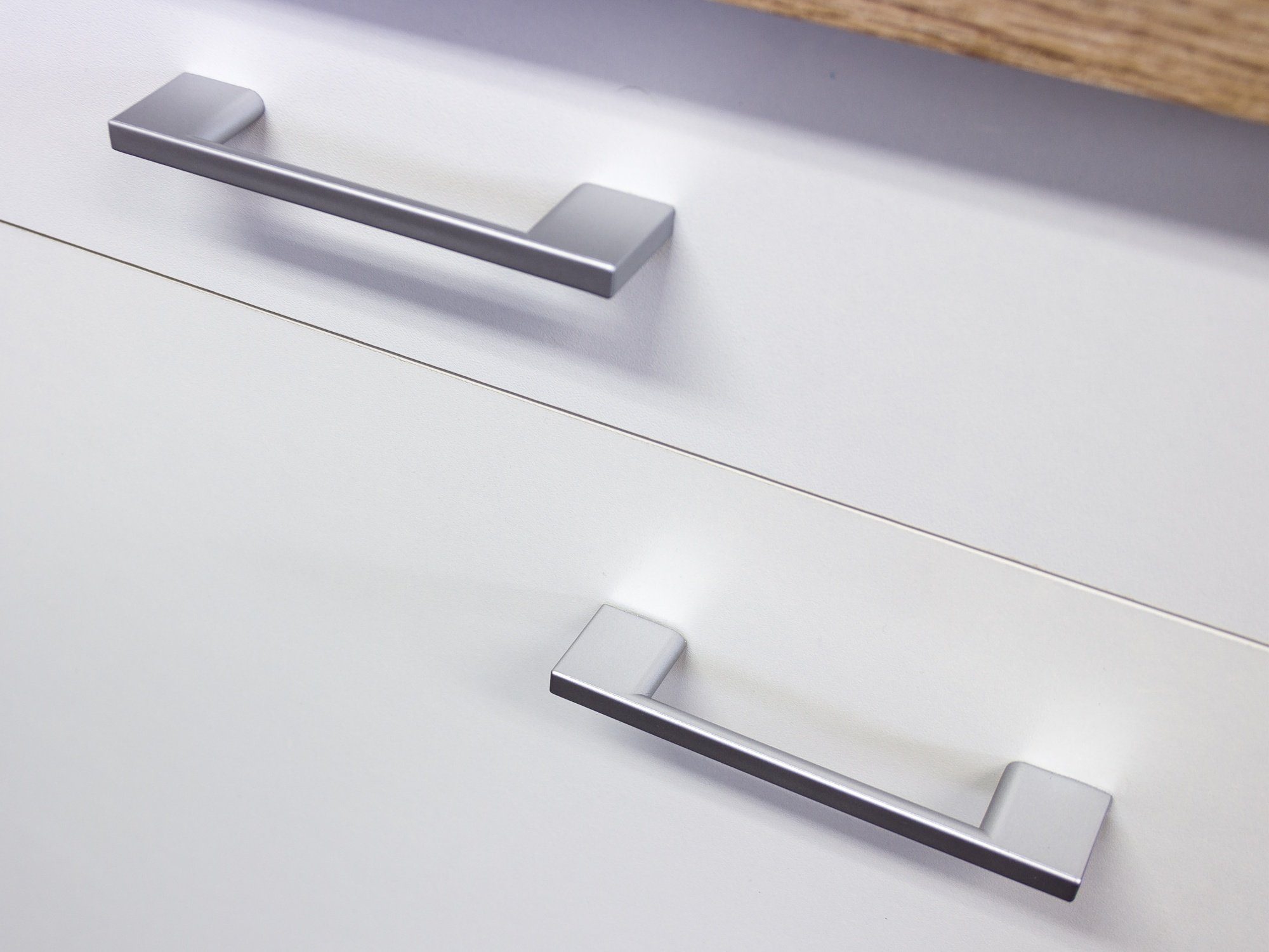 Flex-Well Schubkasten-Unterbau ohne Arbeitsplatte - 50 cm breit - Weiß Sonoma Eiche – Salerno