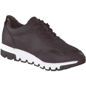 Jana comfort Schnürsneaker in schwarz