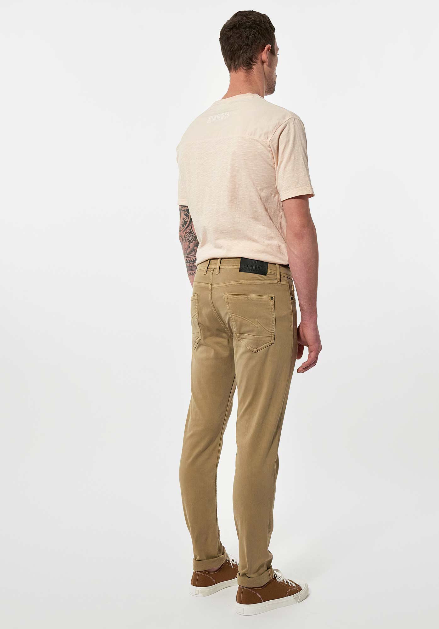 DAXKO  Jean slim beige Homme