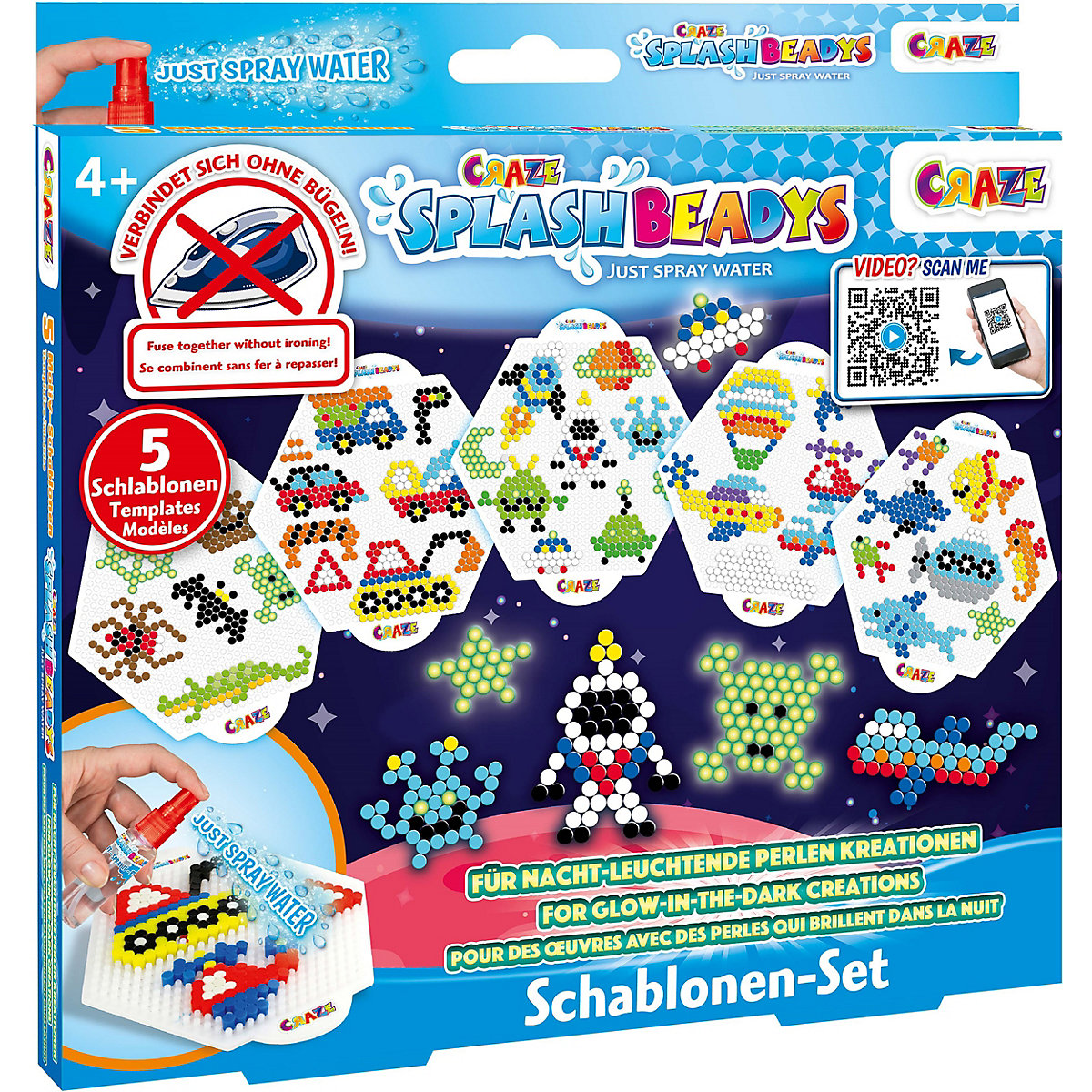 Splash Beadys Schablonenset - Boys