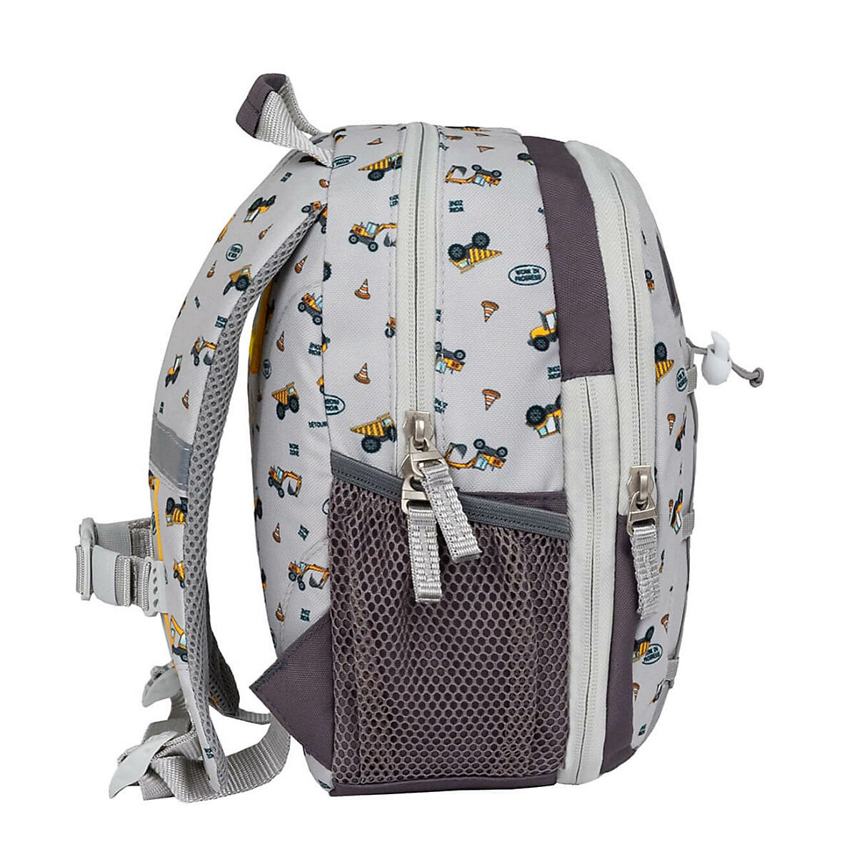 Kindergartenrucksack Mini Kiddy Kindergartenrucksack für 1-3 Jährige Kinder mit Brustgurt grau
