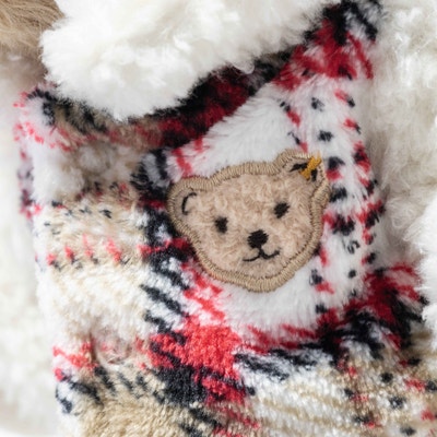 Ben Teddybär mit Winterjacke, 28 cm, beige