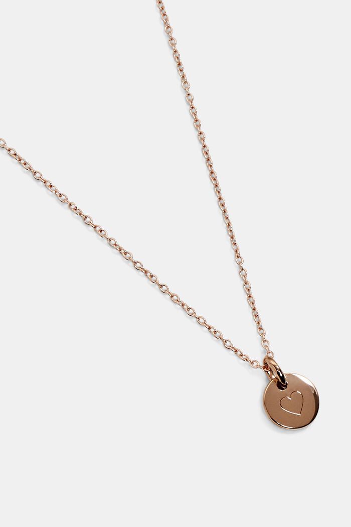Kette mit graviertem Anhänger, Sterlingsilber