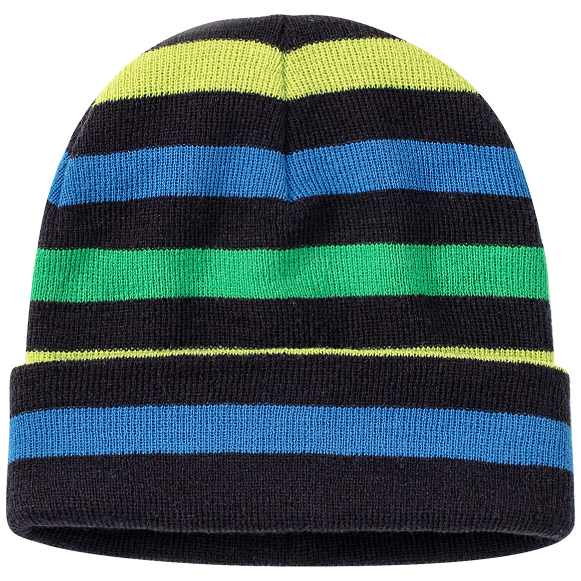 Jungen Strickmütze mit Streifen