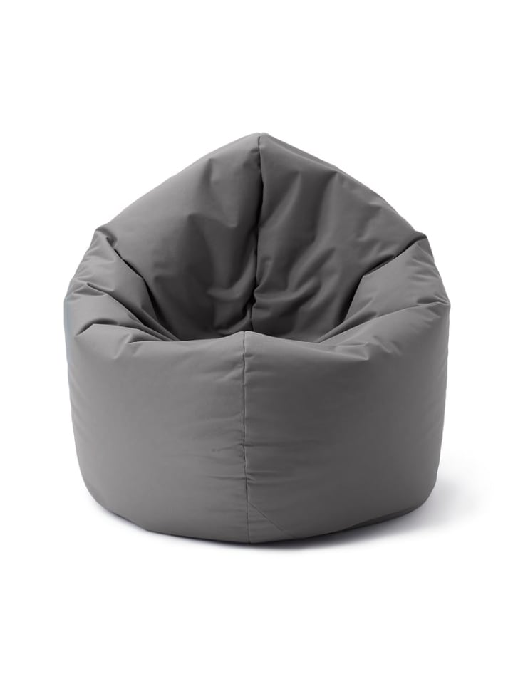 Lumaland Indoor/Outdoor-Sitzsack Runder 2in1 Sitzsack 300l  120x80x75cm - Grau günstig kaufen onesize