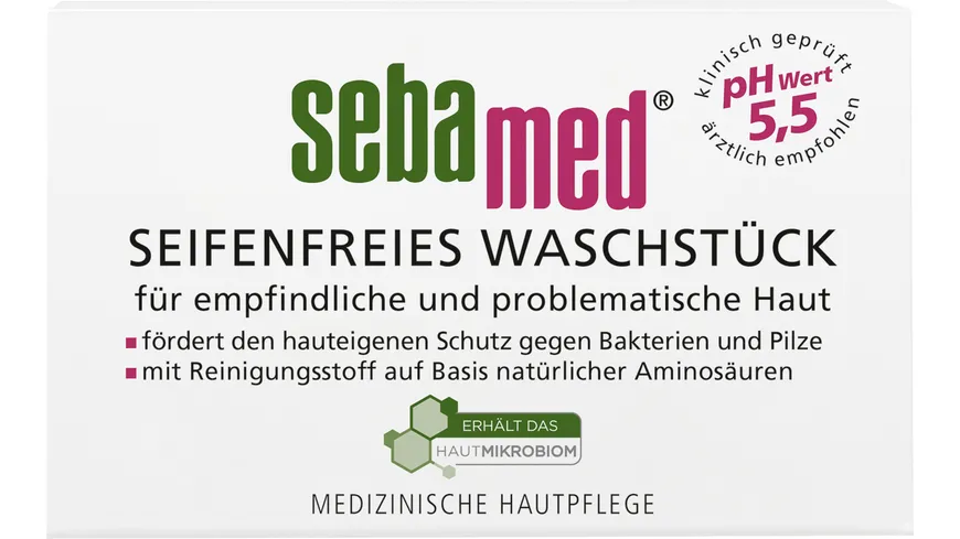 Sebamed Seifenfreies Waschstück 50 g