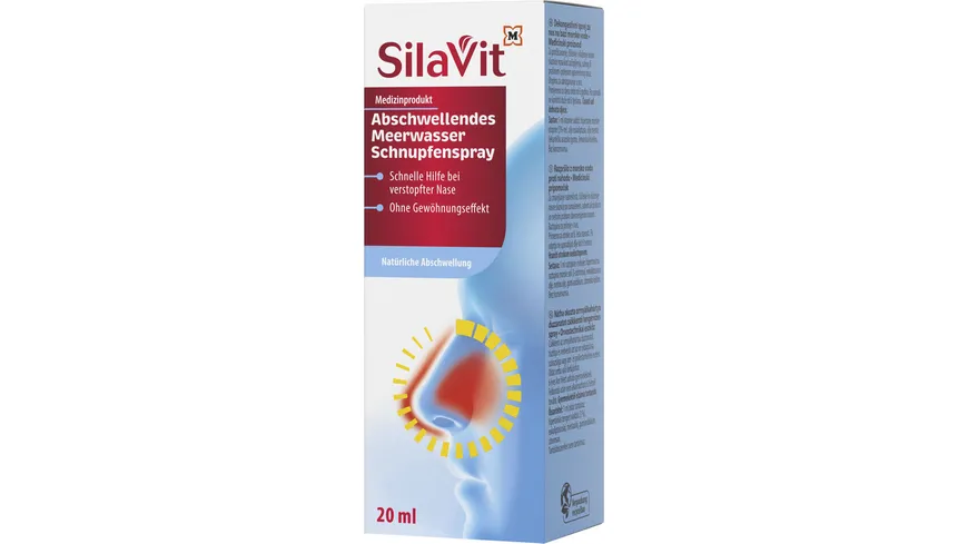 SilaVit Schnupfenspray Meerwasser 20 ml