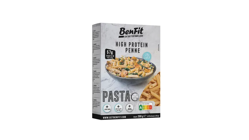 BenFit High Protein Low Carb Nudeln Penne 200 g