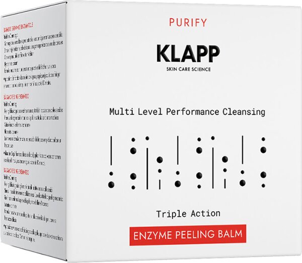 KLAPP Skin Care Science Triple Action Enzyme Peeling Balm Gesichtsbalsam