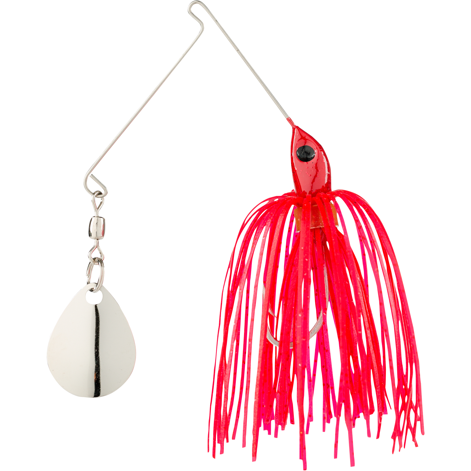 Strike King Spinnerbait Micro-King (Red Head / Red Skirt)
