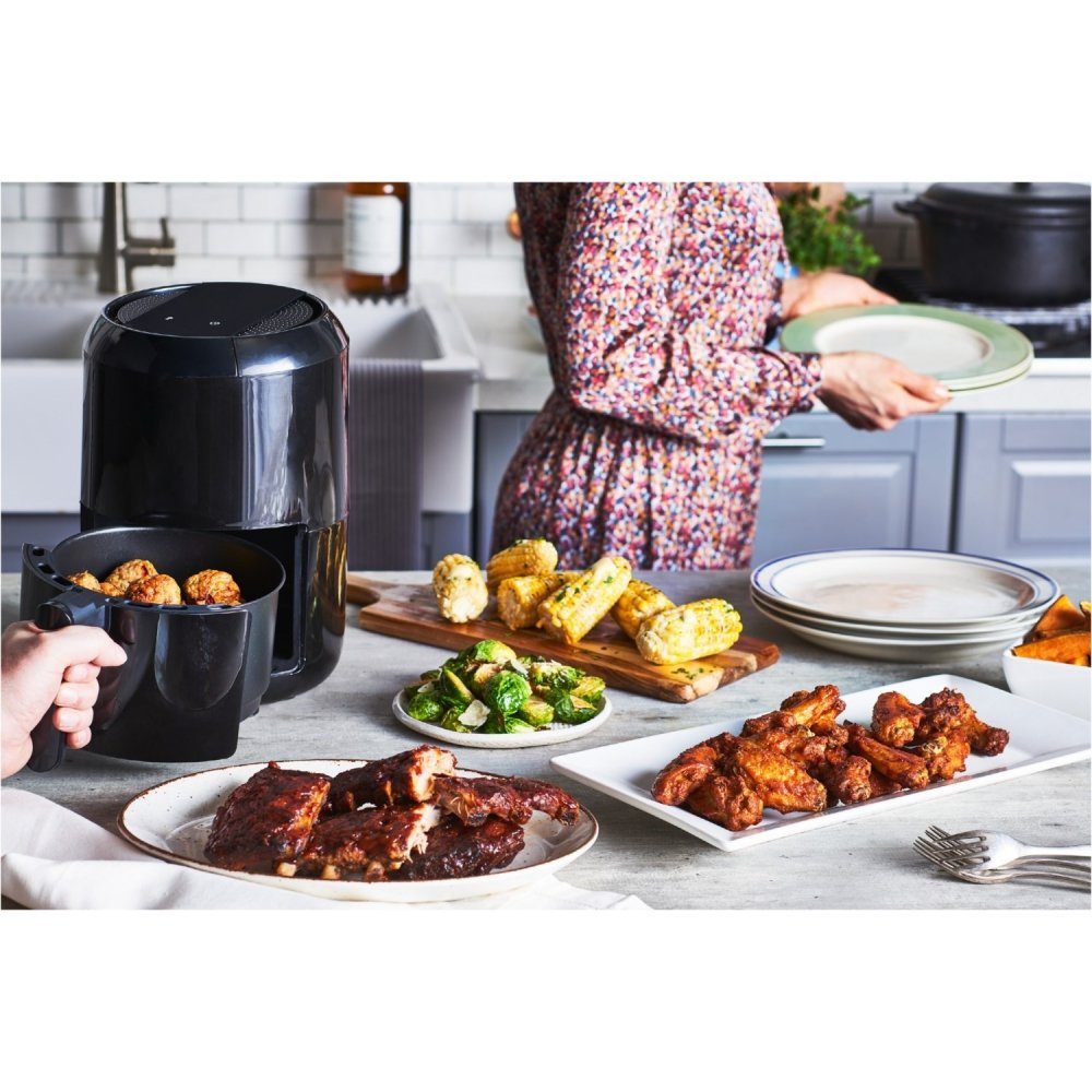 Tefal Heißluftfritteuse EY3018 Easy Fry Compact Digital - Heißluftfritteuse - schwarz, 1400 W