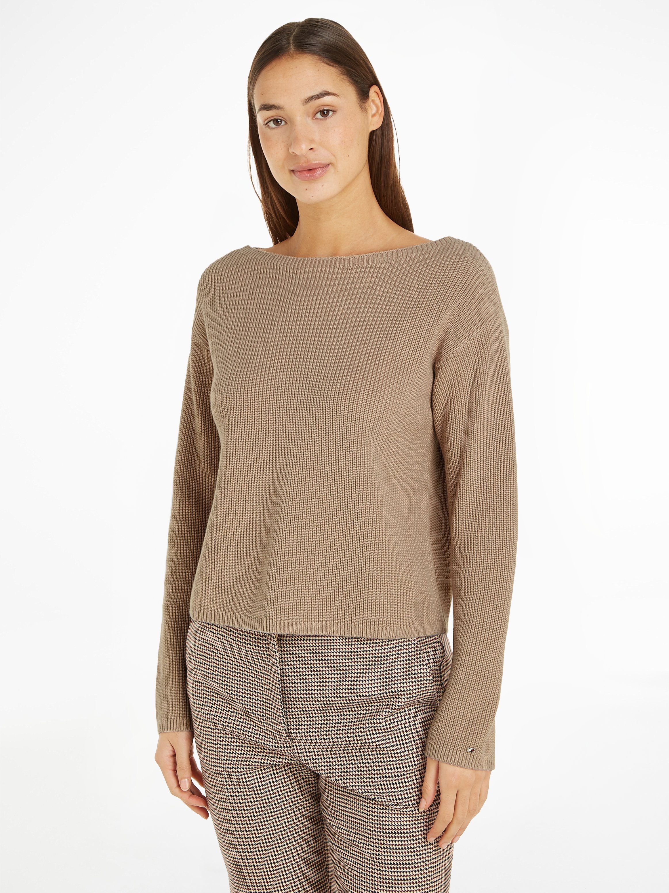 Tommy Hilfiger Strickpullover in Rippstrick-Optik