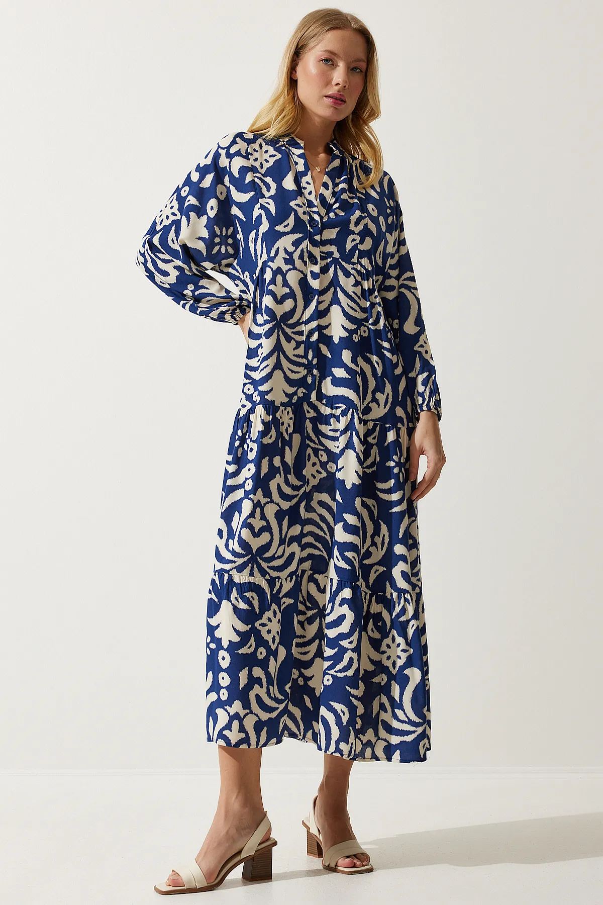 Happiness İstanbul  Kleid - Dunkelblau - A-Linie