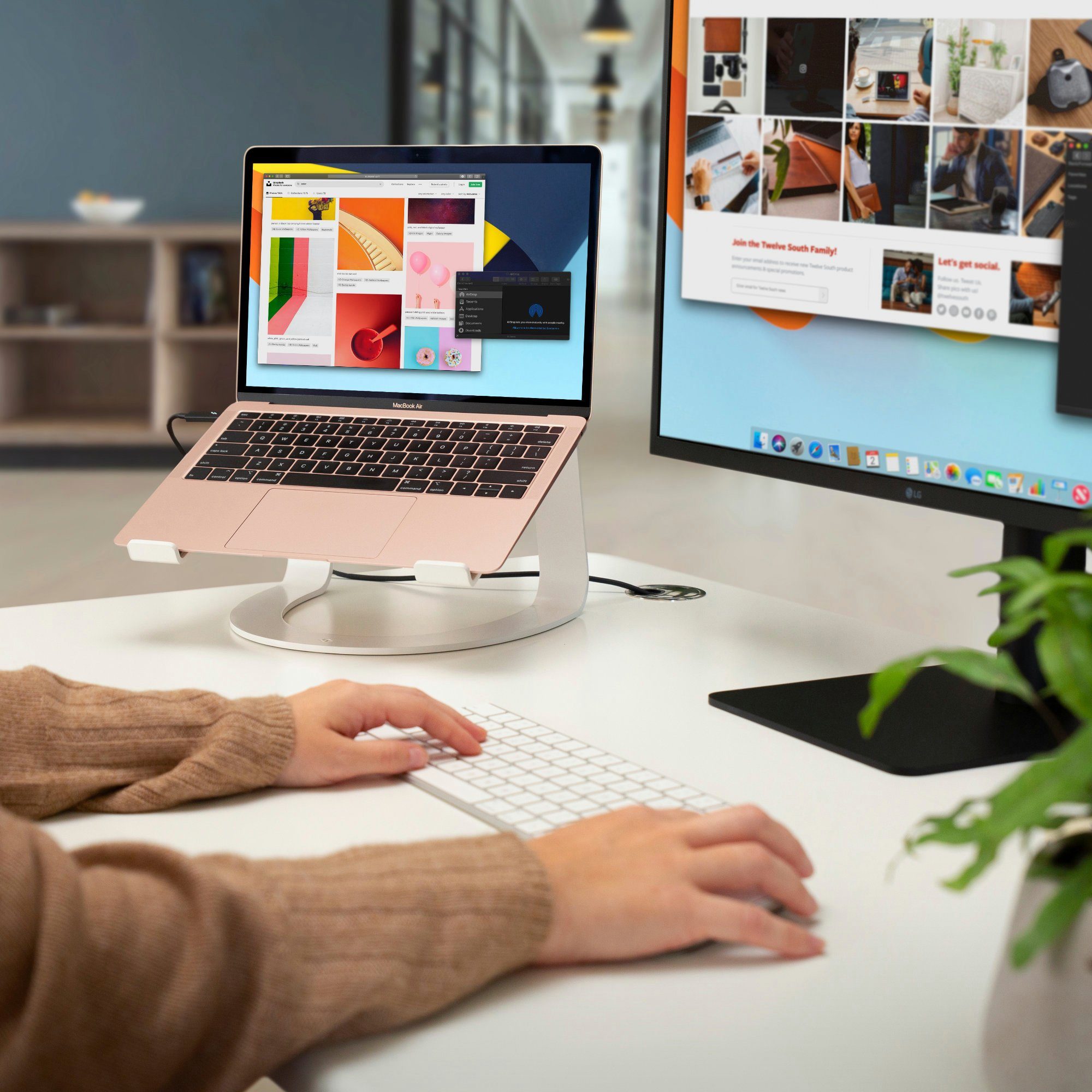 Twelve South Curve SE Aluminum Stand for MacBook, Notebooks Laptop-Ständer