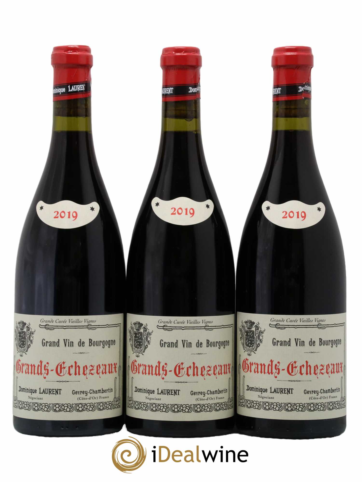 Grands-Echezeaux Grand Cru Dominique Laurent Vieilles Vignes Dominique Laurent 2019 - Lot de 3 Bouteilles