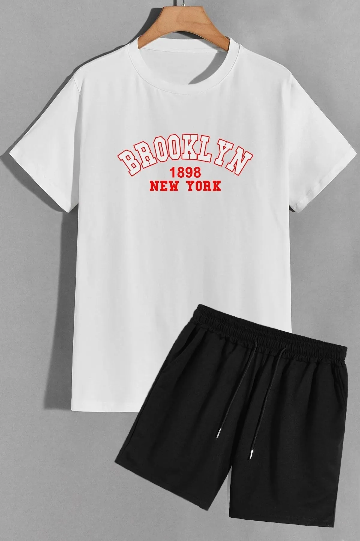 trendypassion  Brooklyn Shorts T-Shirt-Trainingsanzug-Set
