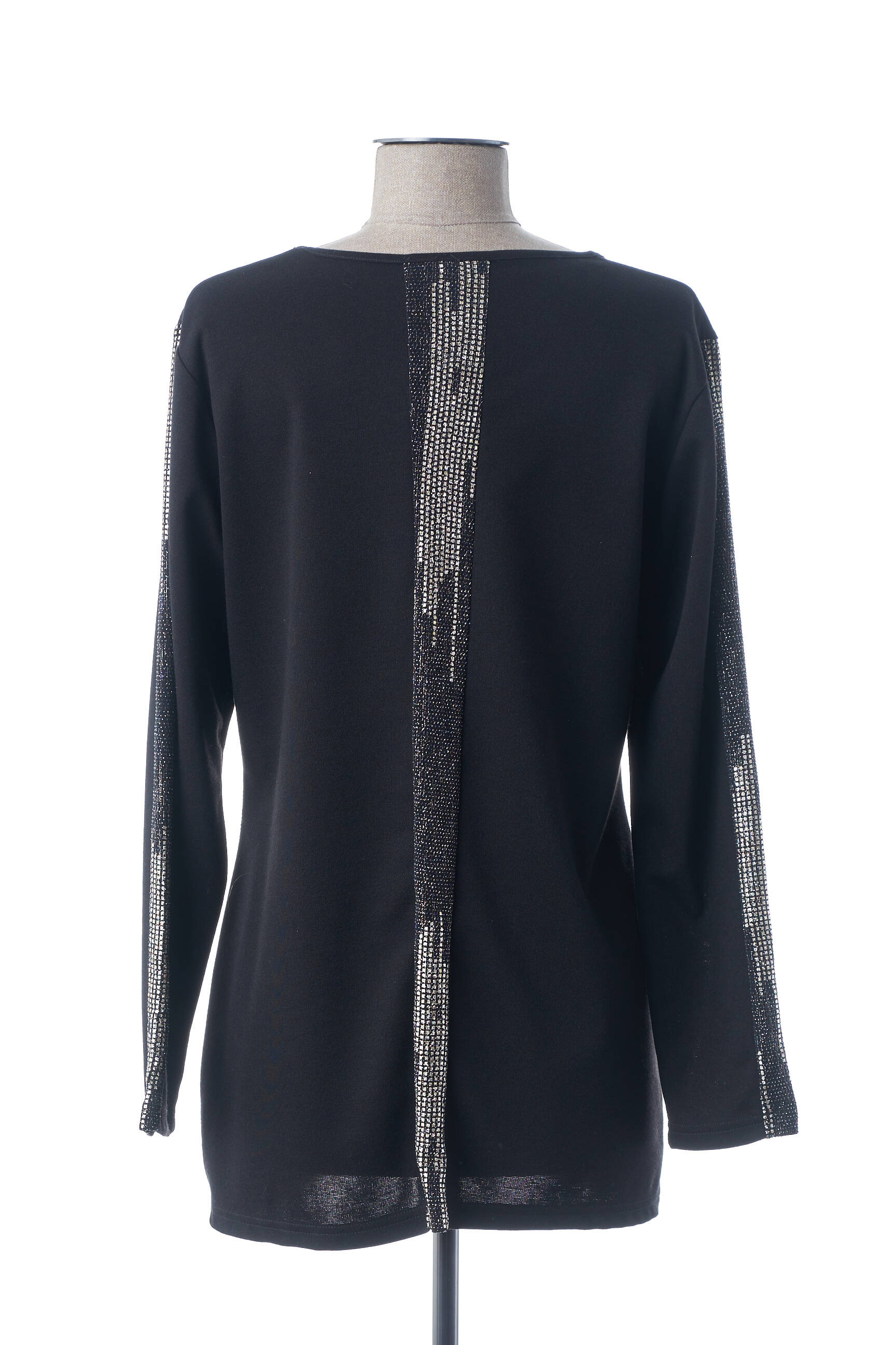 Meri Esca Tuniquemanchelongue Femme couleur noir