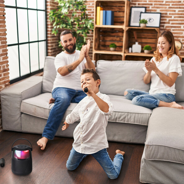 Karaoke-Speaker KKS-2M Kids, schwarz