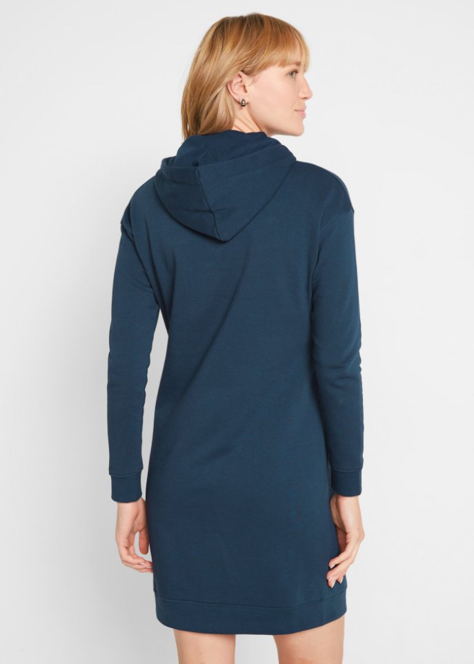 Sweatkleid mit Kapuze
