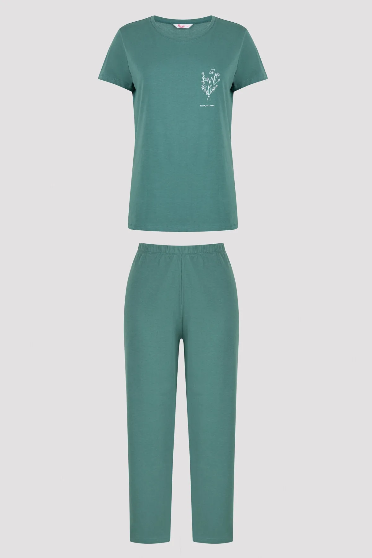 Penti  Pyjama-Set mit Herzmotiv von Base