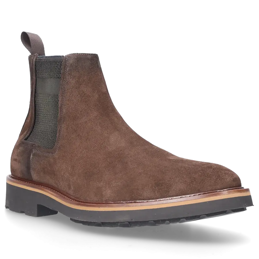Budapester - Chelsea Boots 14196 Veloursleder - braun