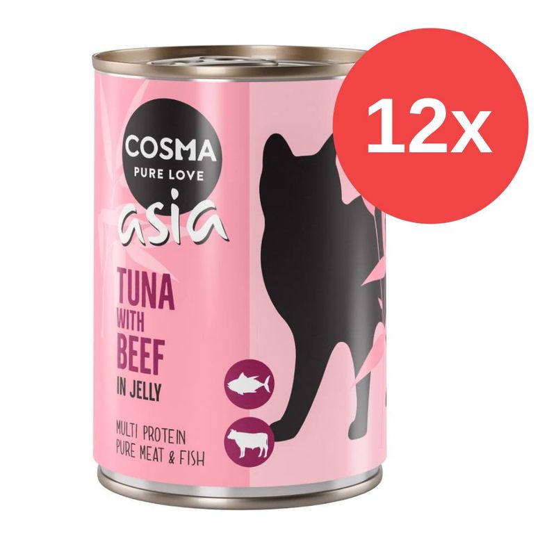 Sparpaket Cosma Asia in Jelly 12 x 400 g zu TOP-Preisen | bitiba