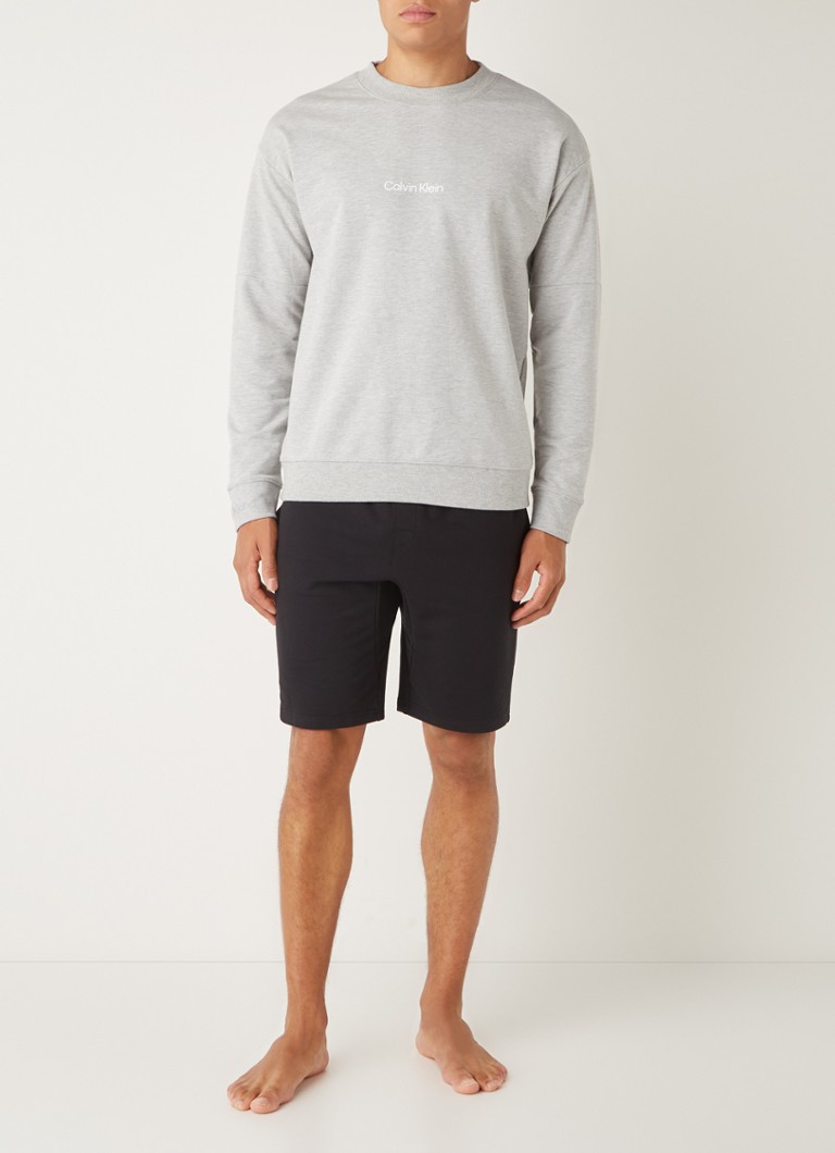 Pantaloni scurți Calvin Klein Modern Structure Lejer cu talie elastică și logo