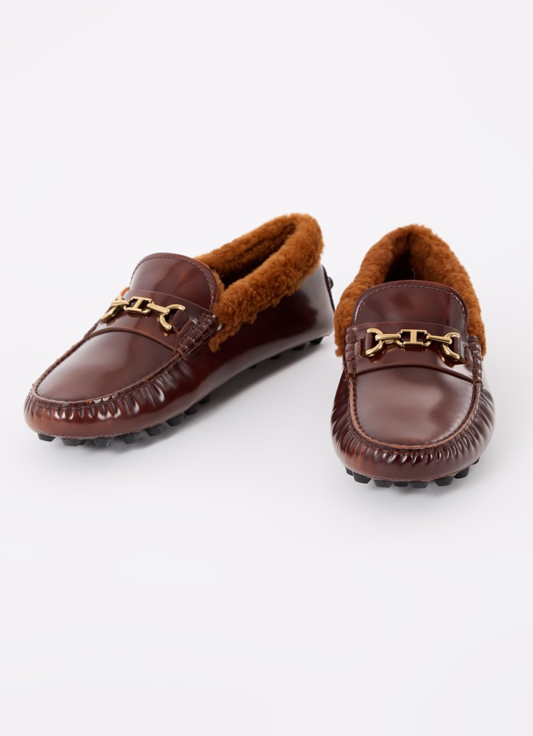 Tod's Gommino Macro-mokkasin laget av saueskinn