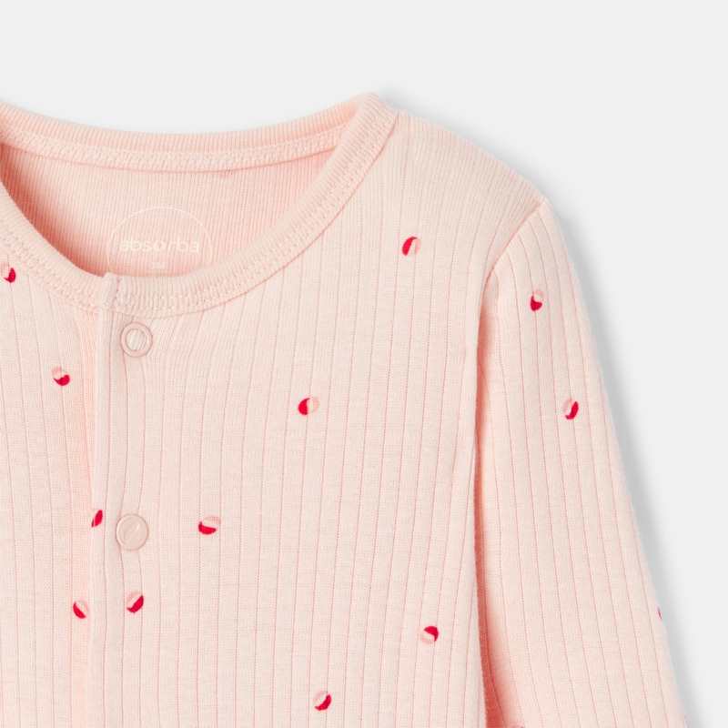 Dors-bien en coton matelassé bio rose mixte Absorba