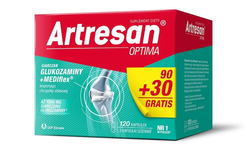Artresan Optima 90+30 Free, proizvod za jačanje zglobova, kapsule