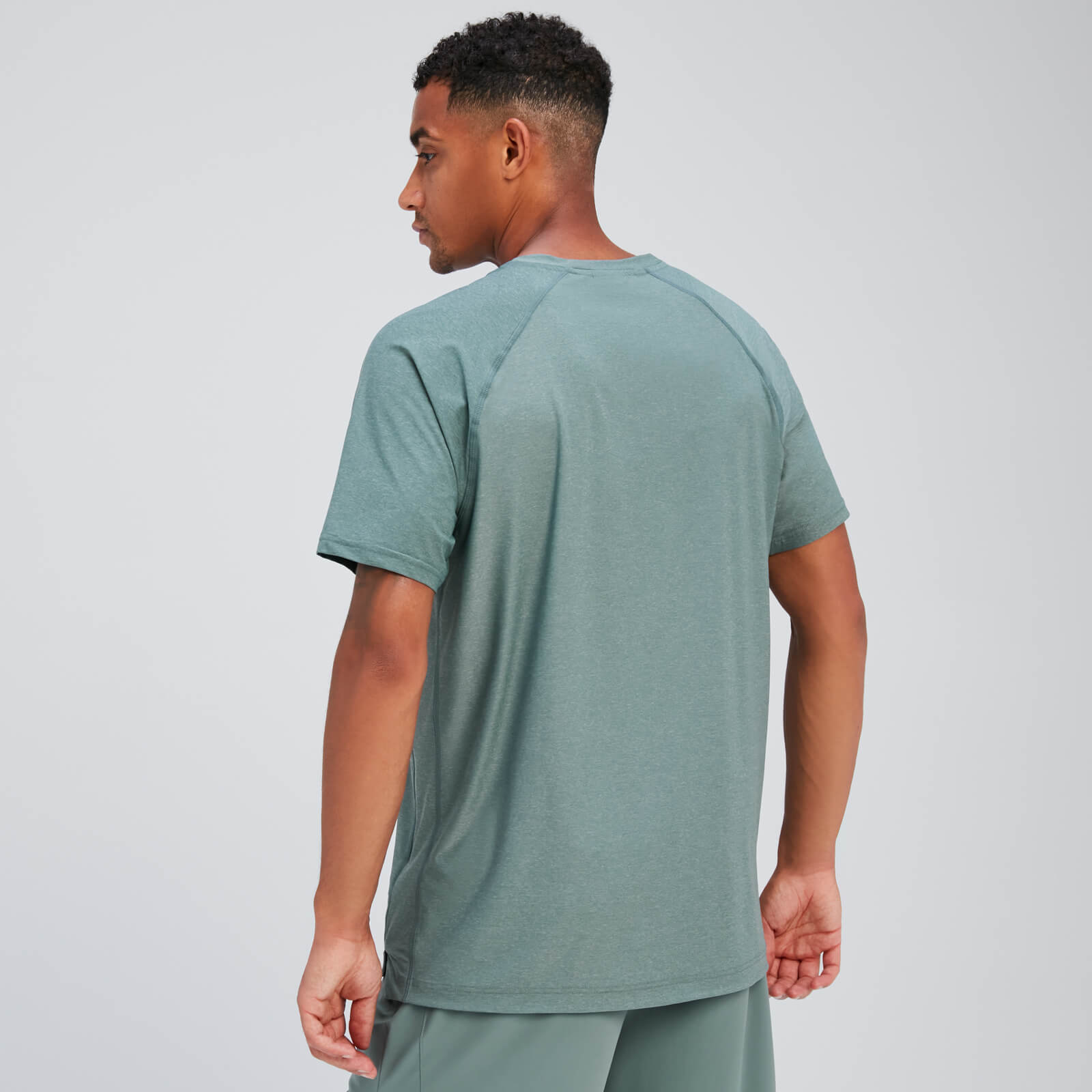 T-shirt à manches courtes MP Tempo pour hommes – Gris ardoise chiné