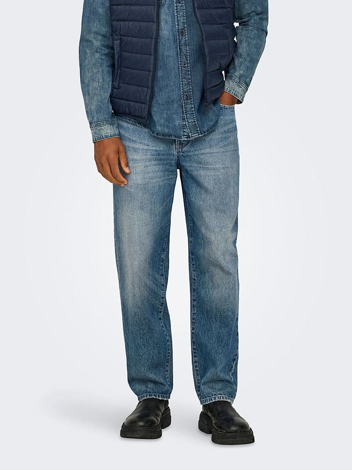 ONLY & SONS Jeans - Regular fit - in Blau günstig kaufen