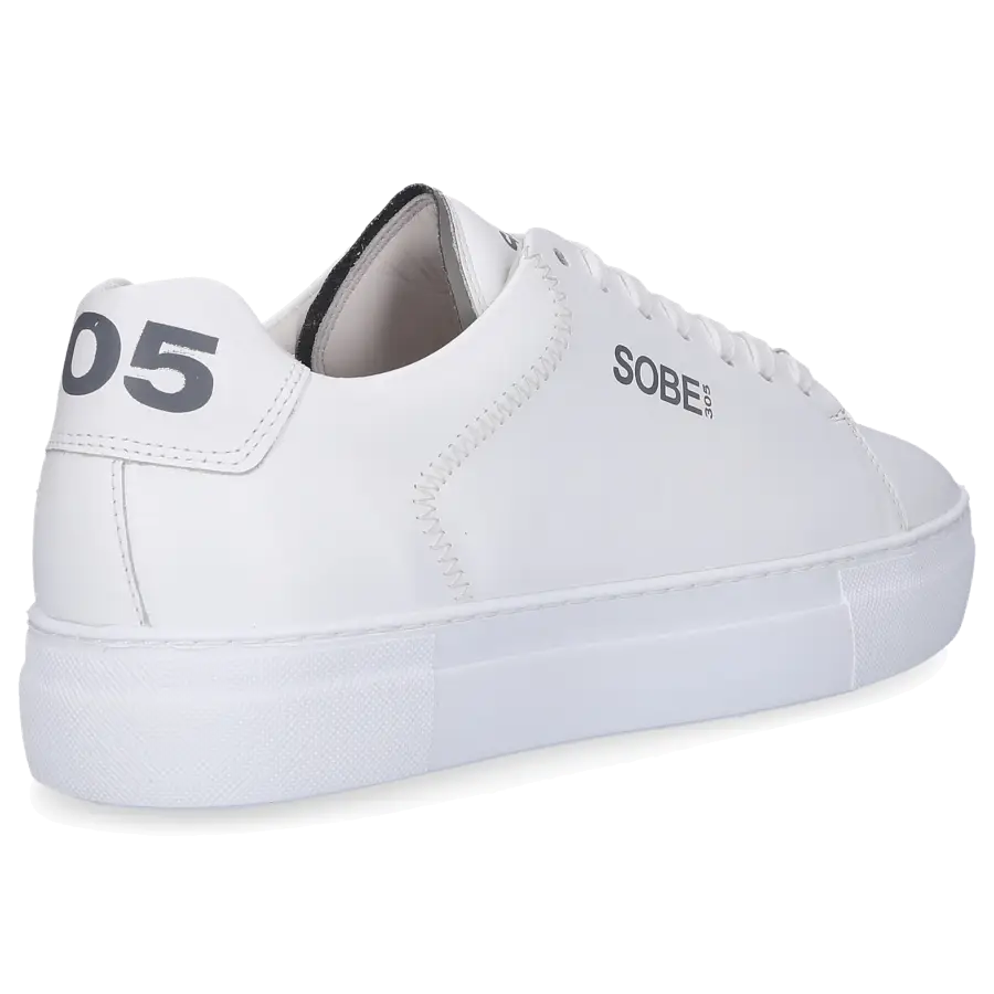 305 SOBE - Sneaker low MIAMI Kalbsleder - weiß