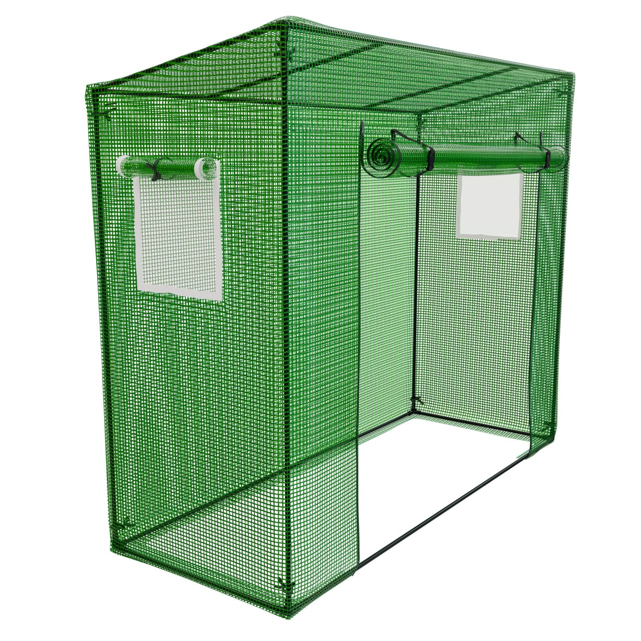 TroniTechnik GARMIO® Foliengewächshaus CUTRO, Tomatenzelt, winterfest, 2x0,77x1,69m, Frühbeet, Pflanzenhaus